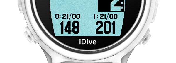 iDive with side mount multi transmitters, zoom