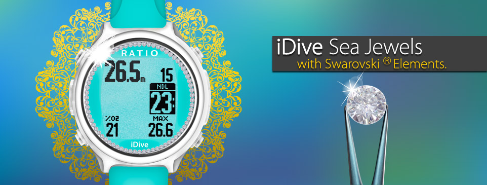 iDive Special edtion: Sea Jewels with Swaroski Elements
